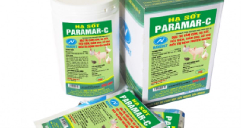 PARAMAR C hạ sốt - Công Ty Cổ Phần Nanovet